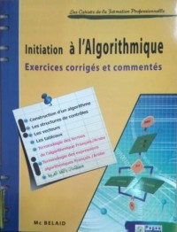 Image of initiation à l'algorithmique exercices corrigés