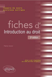 Image of fiches dintroduction au droit