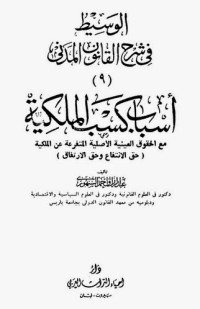 الوسيط في شرح القانون المدني الجديد أسباب كسب الملكية ج9,م2