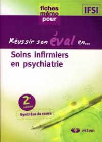 Image of soins infirmiers en psychiatrie