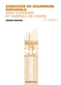 Image of exercices de grammaire espagnole avec corrigès et rappels de cours