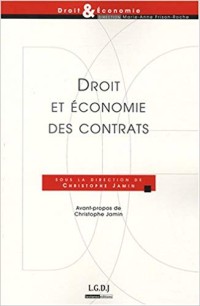 Image of droit et économie des contrats