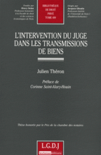 Image of L'intervention du juge dans les transmissions des biens