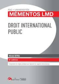 Image of droit international public 8 ed