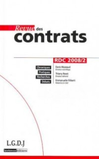 Image of ج2 Revue de contrats Rdc 2008