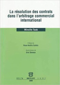 La résolution des constats dans l'arbitrage Commercial international